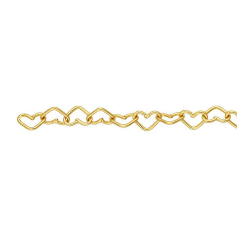 14k Gold Filled Heart Chain